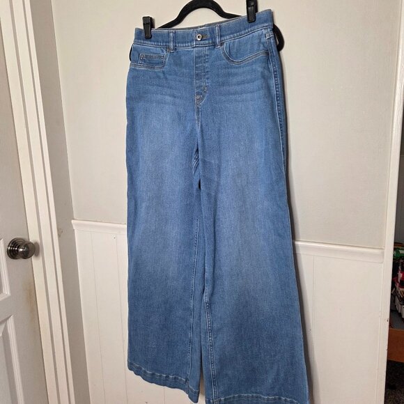 SPANX Wide Leg Denim Jeans - Picture 1 of 6